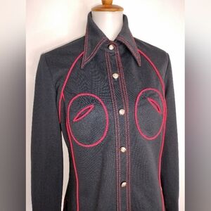 WESTERN STYLE VINTAGE POLY JACKET